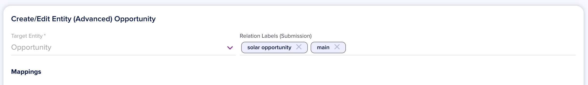 Automation Relation Labels