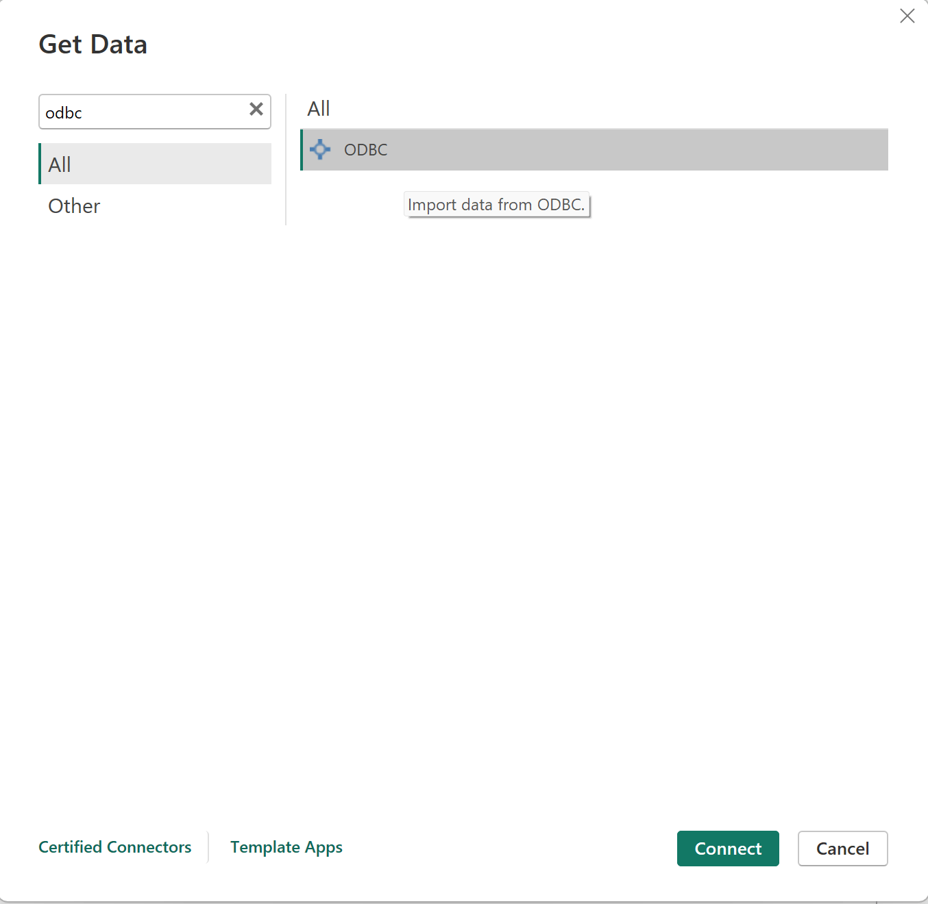 Power BI ODBC